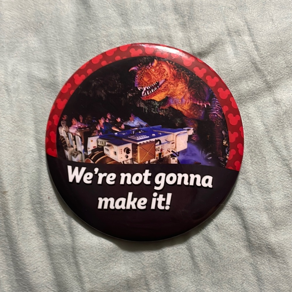 Disney dinosaur button